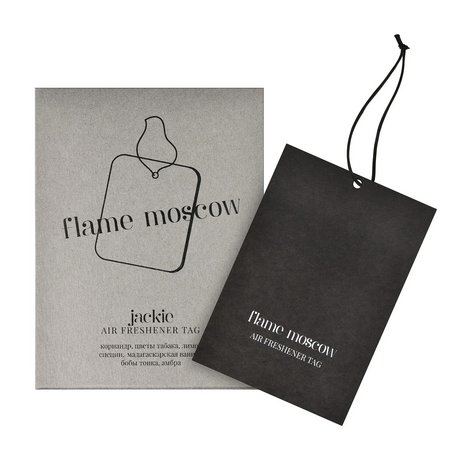 Flame Moscow Jackie Air Freshener Tag
