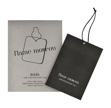 Flame Moscow Sonia Air Freshener Tag