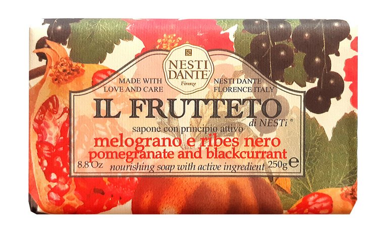 Nesti Dante ILFrutteto Pomegranate & Blackcurrant Nourishing and Balancing Soap