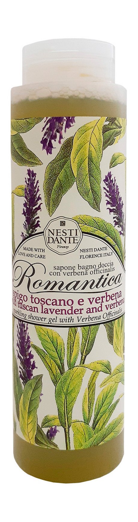 Nesti Dante Romantica Wild Tuscan Lavender & Verbena Shower Gel