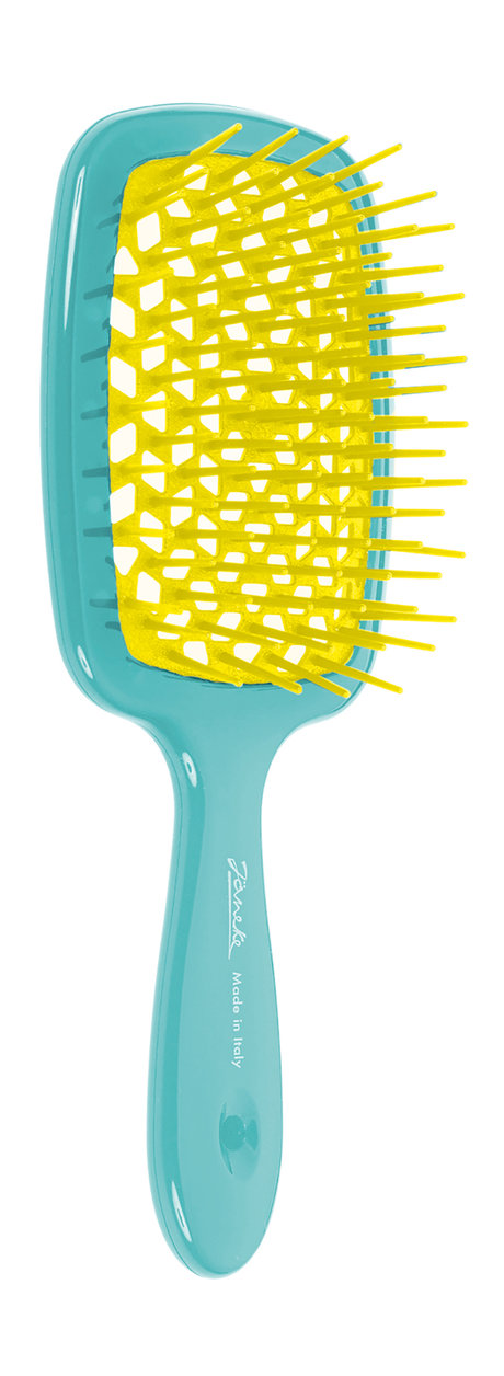 Janeke Superbrush Turquoise and Yellow