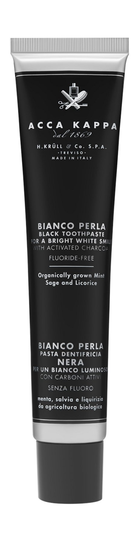 Acca Kappa Natural Care Bianco Perla Black Toothpaste