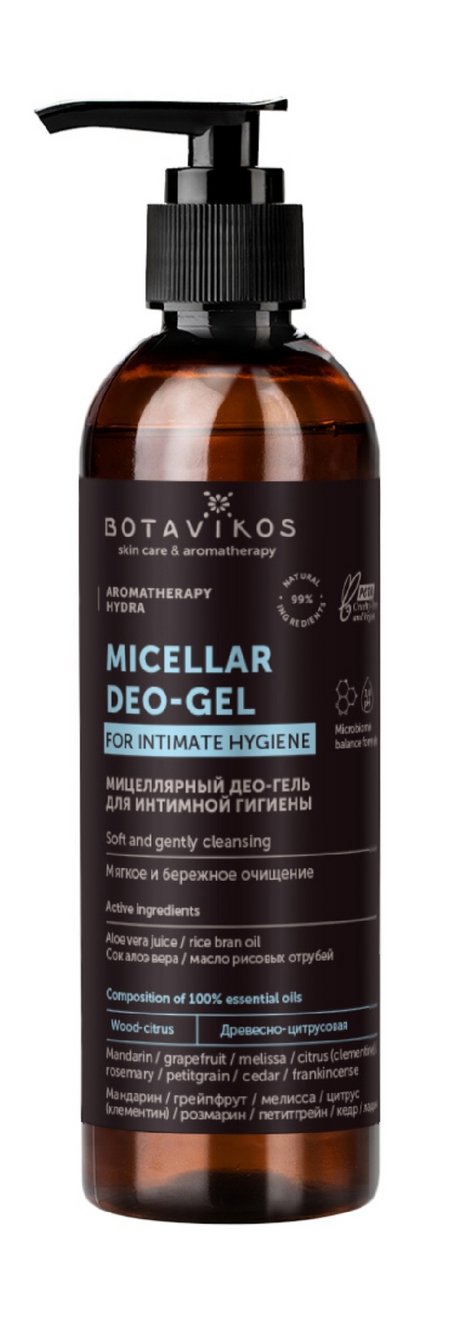 Botavikos Aromatherapy Body Hydra Micellar Deo-Gel for Intimate Hygiene