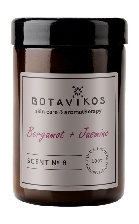 Botavikos Natural Massage Aroma Candle Bergamot-Jasmine