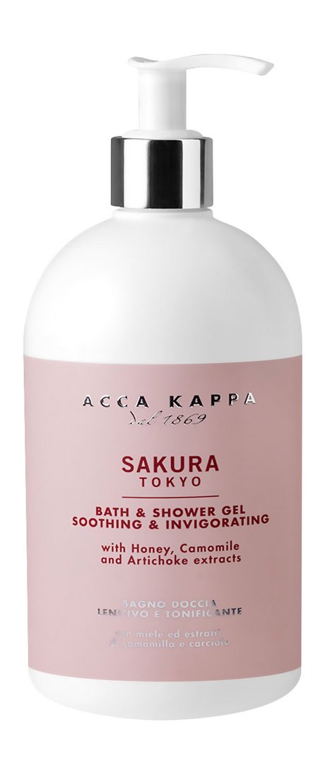 Acca Kappa Sakura Tokyo Soothing & Invigorating Bath & Shower Gel