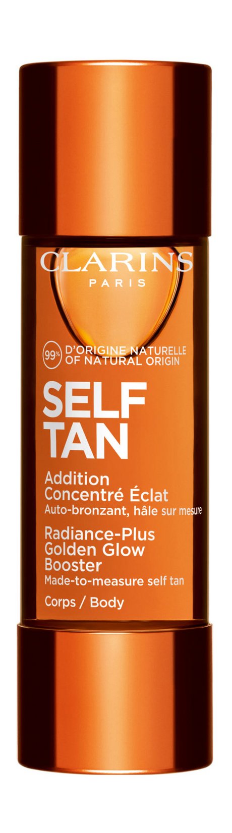 Концентрат для тела с эффектом загара Clarins Self Tan Radiance Plus Golden Glow Booster Body