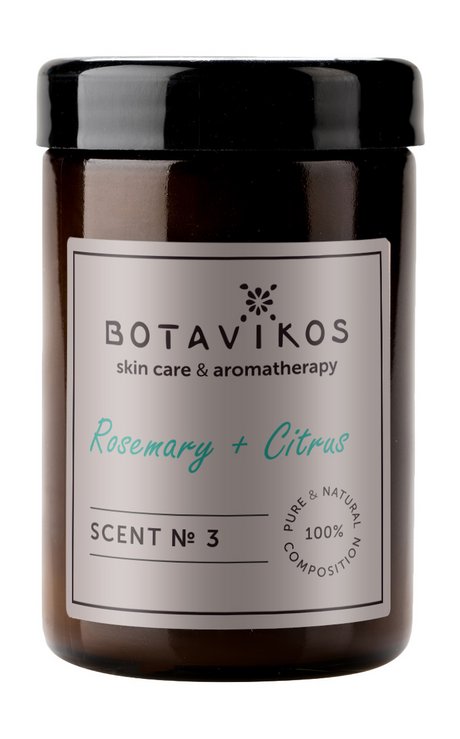 Botavikos Natural Massage Aroma Candle Scent № 3 Rosemary-Citrus