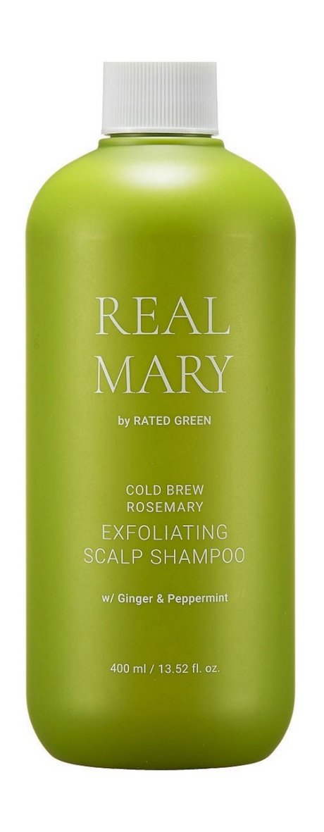 Rated Green Real Mary Cold Brewed Rosemary Exfoliating Scalp Shampoo