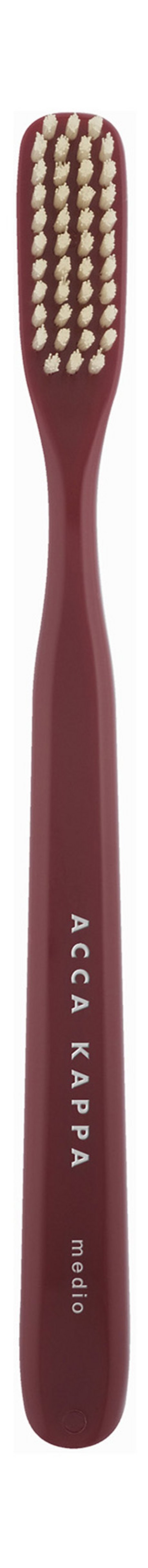 Acca Kappa Vintage Collection Medium Neylon Toothbrush Venetian Red