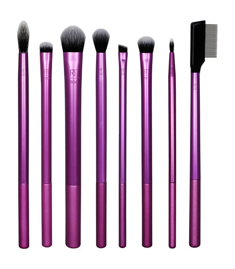 Real Techniques Everyday Eye Essentials Makeup Brush Set кисть для макияжа глаз 7days dark side eye makeup brush red 1