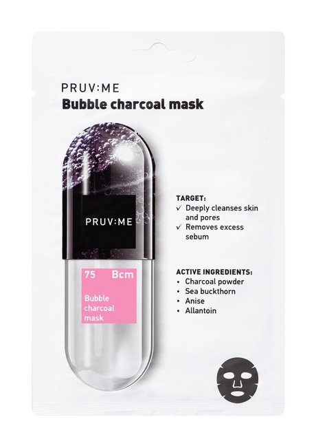 Pruv:Me Bubble Charcoal Mask